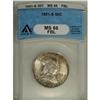 Image 1 : 1951-S 50C MS66 Full Bell Lines ANACS. This early S-mi 