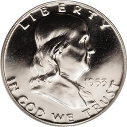 1953 50C PR66 Deep Cameo PCGS. While "merely" Cameo ex 