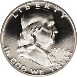 1956 50C Type Two PR69 Deep Cameo PCGS. Essentially pe 