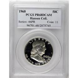 1960 50C PR68 Deep Cameo PCGS. Ex: Hansen Collection. 