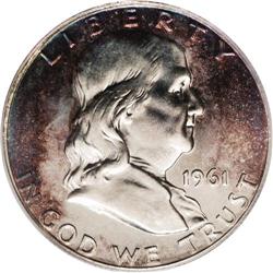 1961 50C Doubled Die PR65 PCGS. FS-801, formerly FS-01 