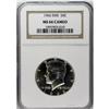 1966 50C SMS MS66 Cameo NGC. A touch of lemon-yellow a 