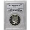1967 50C SMS MS67 Deep Cameo PCGS. Crescents of golden 