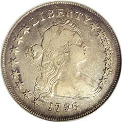 1796 S$1 Small Date, Small Letters VF20 NGC. B-1, BB-6 