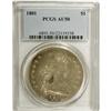 Image 3 : 1801 S$1 AU50 PCGS. B-4, BB-214, R.4. The first 1 in t 