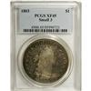 Image 3 : 1803 S$1 Small 3 XF45 PCGS. B-1, BB-251, R.4. Glints o 