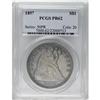 Image 3 : 1857 S$1 PR62 PCGS. A pleasing example with moderate s 