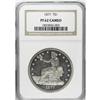 Image 3 : 1877 T$1 PR62 Cameo NGC. The precisely struck cream-co 