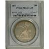 Image 3 : 1877 T$1 PR64 Cameo PCGS. Although Mint delivery recor 