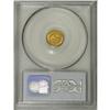 Image 2 : 1849 G$1 Closed Wreath MS64 PCGS. Large Head, With L. 