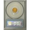 Image 4 : 1849-C G$1 Closed Wreath AU58 PCGS. Variety 2-B, the o 