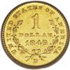 Image 2 : 1849-D G$1 MS62 PCGS. Boldly struck with noticeable do 
