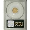 Image 4 : 1855 G$1 MS62 PCGS. Original lime and apricot shades e 