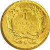 Image 2 : 1857-S G$1 MS60 NGC. The lustrous surfaces are lemon-y 