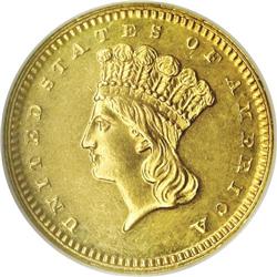 1875 G$1 PR61 NGC. The 1875 gold dollar is a classic r 