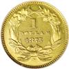 Image 2 : 1875 G$1 PR61 NGC. The 1875 gold dollar is a classic r 