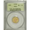 Image 3 : 1845 $2 1/2 MS63 PCGS. Fully brilliant and lustrous ye 
