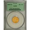 Image 3 : 1847-O $2 1/2 AU58 PCGS. Almost completely lustrous be 