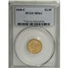 Image 3 : 1848-C $2 1/2 MS61 PCGS. Variety 9-F. The second 8 in 