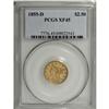 Image 3 : 1855-D $2 1/2 XF45 PCGS. Variety 18-L. The 1855-D is s 