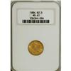 Image 1 : 1884 $2 1/2 MS61 NGC. Exquisitely struck with apricot- 