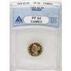 Image 3 : 1900 $2 1/2 PR64 Cameo ANACS. As is diagnostic of proo 