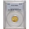 Image 1 : 1908 $2 1/2 MS64 PCGS. Bright yellow-gold surfaces exh 