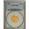 Image 3 : 1908 $2 1/2 MS65 PCGS. Even with the natural inclinati 