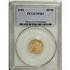 Image 1 : 1910 $2 1/2 MS63 PCGS. The softly lustrous surfaces ar 