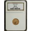 Image 1 : 1910 $2 1/2 MS63 NGC. The luminous surfaces are a deep 