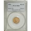 Image 1 : 1912 $2 1/2 MS63 PCGS. Bright surfaces are endowed wit 