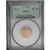 Image 3 : 1912 $2 1/2 MS64 PCGS. A solidly struck wheat-gold pie 