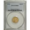 Image 1 : 1914 $2 1/2 MS62 PCGS. A softly lustrous gold-orange q 