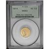 Image 3 : 1914 $2 1/2 MS63 PCGS. The 1914 Indian Head quarter ea 