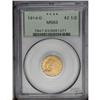 Image 1 : 1914-D $2 1/2 MS63 PCGS. The lowest pendant on the nec 