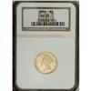 Image 3 : 1854 $3 MS61 NGC. Uncommonly appealing for the grade, 