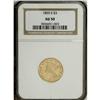 Image 3 : 1855-S $3 AU50 NGC. Only 6,000 pieces were produced of 