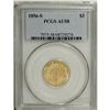 Image 3 : 1856-S $3 AU58 PCGS. The fields retain most of their o 