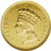 Image 1 : 1857-S $3 AU53 NGC. Despite a production of only 14,00 