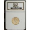 Image 3 : 1859 $3 AU58 NGC. With only 15,558 pieces struck, the 