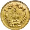 Image 2 : 1868 $3 MS61 NGC. Mint State survivors of this date ar 