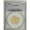 Image 3 : 1870 $3 MS62 PCGS. Like most examples from the tiny mi 