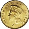 Image 1 : 1878 $3 AU58 PCGS. The 1878 is by far the most frequen 