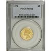 Image 3 : 1878 $3 MS62 PCGS. This interesting coin has a proofli 