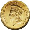Image 1 : 1878 $3 MS64 NGC. This lovely near-Gem has a pleasing, 