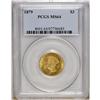 Image 3 : 1879 $3 MS64 PCGS. The 1879 has a low mintage of only 