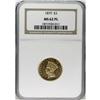 Image 3 : 1879 $3 MS62 Prooflike NGC. Well struck and lightly to 