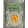 Image 3 : 1887 $3 MS63 PCGS. Although its mintage of 6,000 piece 