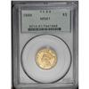 Image 3 : 1888 $3 MS61 PCGS. A low mintage (5,000), yet surprisi 