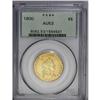 Image 3 : 1800 $5 AU53 PCGS. B. 1-C, Breen-6439, Miller-43, R.4. 